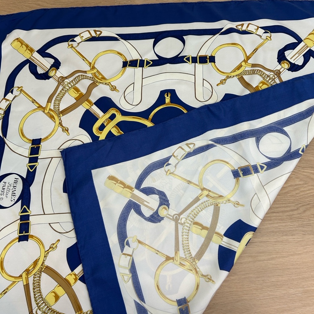 Hermes Eperon D'Or Forever Scarf 90 - Picture 5 of 6